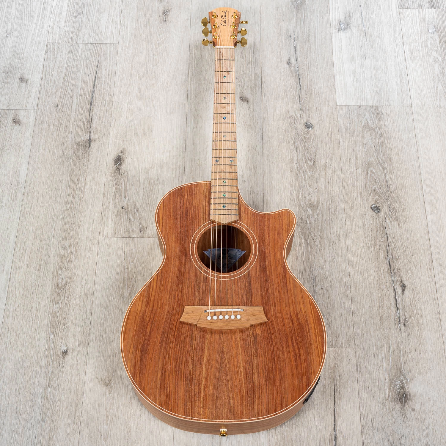 Cole Clark Angel 2 Series AN2EC-BLBL Grand Auditorium Acoustic-Electric Guitar, Australian Blackwood Top, Hard Case 5 Cole Clark Angel 2 Series AN2EC-BLBL Grand Auditorium Acoustic-Electric Guitar, Australian Blackwood Top, Hard Case - Image 3