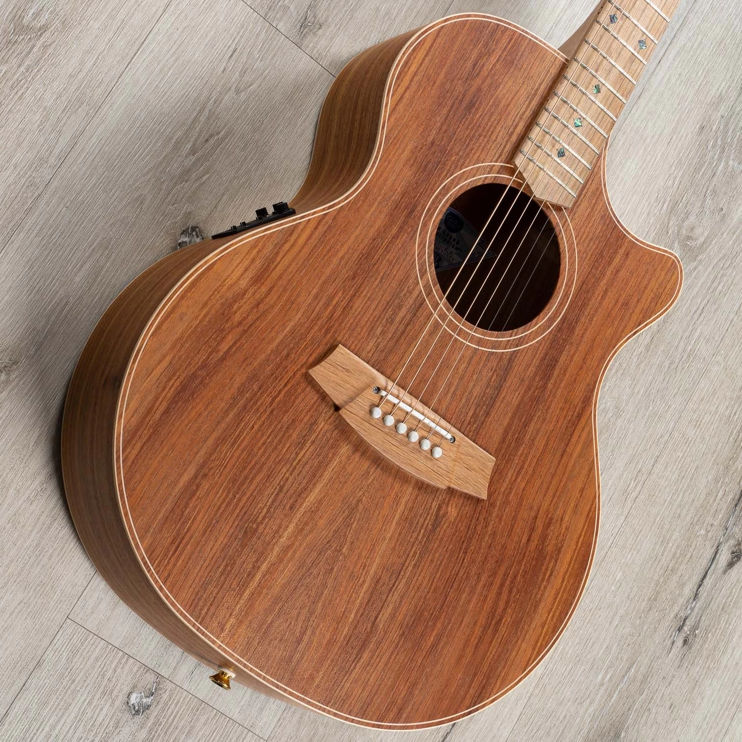 Cole Clark Angel 2 Series AN2EC-BLBL Grand Auditorium Acoustic-Electric Guitar, Australian Blackwood Top, Hard Case 4 Cole Clark Angel 2 Series AN2EC-BLBL Grand Auditorium Acoustic-Electric Guitar, Australian Blackwood Top, Hard Case - Image 2