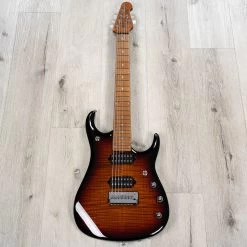 Ernie Ball Music Man John Petrucci JP15 7-String Guitar, Tiger Eye Flame Top -Musical Instrument Shop 20230223 dsc01235 1