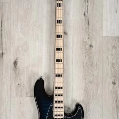 Mayones Jabba Classic 4 Bass, Maple Fretboard, Trans Dirty Blue Burst Gloss -Musical Instrument Shop 20230223 dsc01406