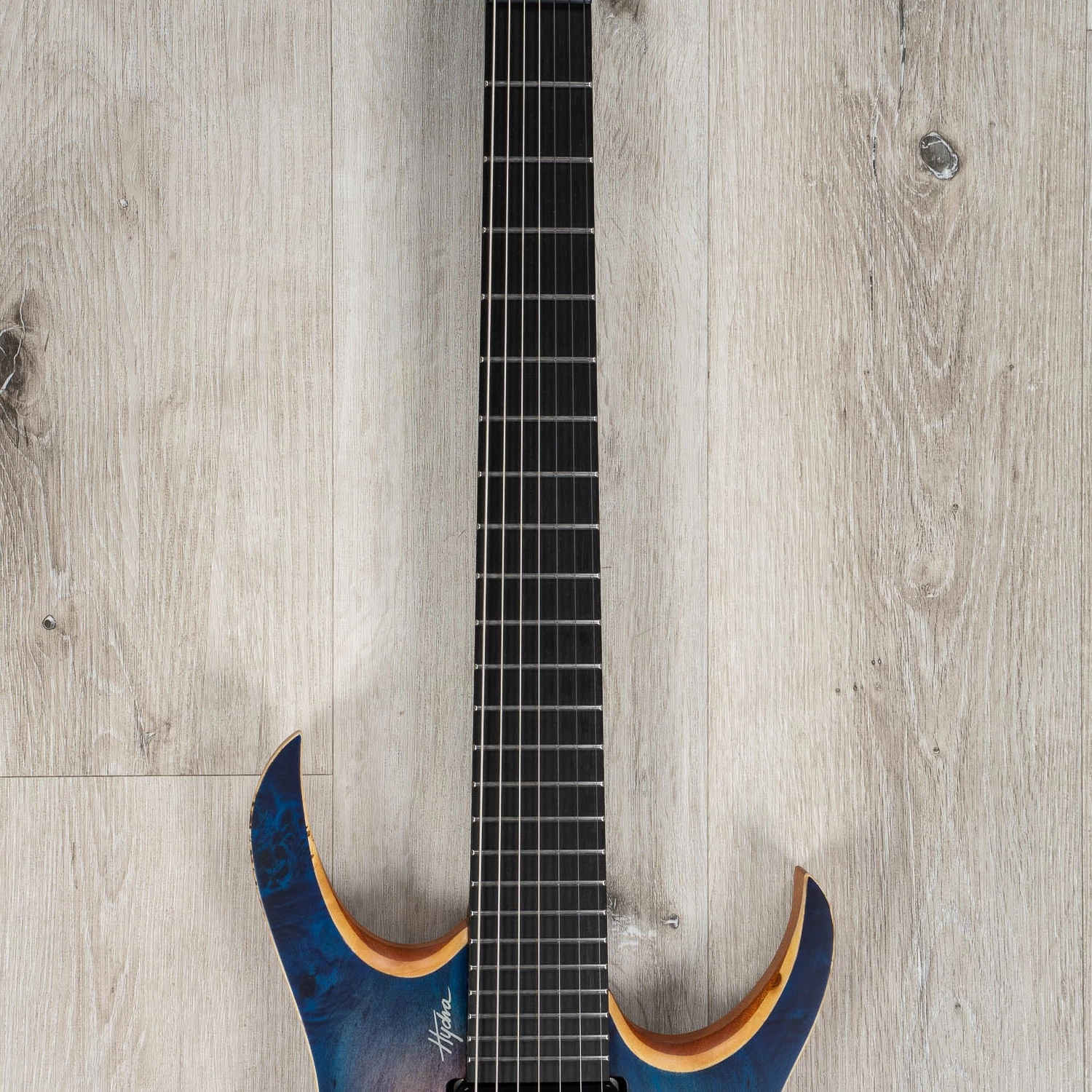 Mayones Hydra Elite 7 7-String Headless Guitar, Trans Dirty Purple Blue Burst Satine 6 Mayones Hydra Elite 7 7-String Headless Guitar, Trans Dirty Purple Blue Burst Satine - Image 4