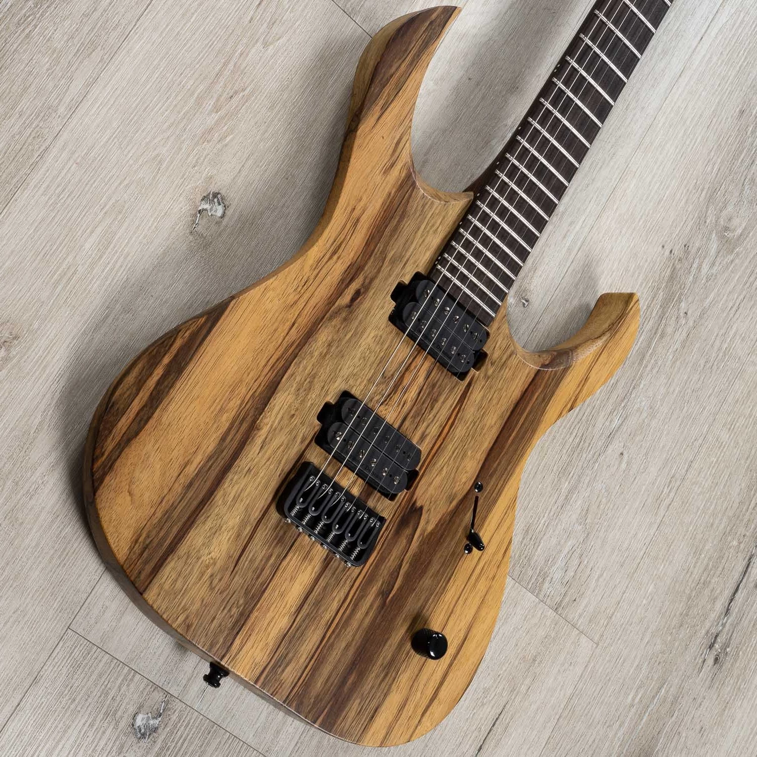 Mayones Duvell BL 6 Guitar, Ebony Fretboard, Seymour Duncans, Trans Natural Matt 4 Mayones Duvell BL 6 Guitar, Ebony Fretboard, Seymour Duncans, Trans Natural Matt - Image 2