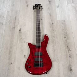 Spector Bantam 4 Left-Handed Bass, EMG Pickups, Rosewood Fretboard, Black Cherry -Musical Instrument Shop 20230307 dsc05020 1