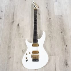 ESP LTD H3-1000FR Left-Handed Guitar, Floyd Rose, Macassar Ebony Fretboard, Snow White -Musical Instrument Shop 20230310 dsc06412