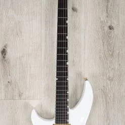 ESP LTD H3-1000FR Left-Handed Guitar, Floyd Rose, Macassar Ebony Fretboard, Snow White -Musical Instrument Shop 20230310 dsc06418