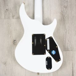 ESP LTD H3-1000FR Left-Handed Guitar, Floyd Rose, Macassar Ebony Fretboard, Snow White -Musical Instrument Shop 20230310 dsc06434