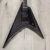 ESP LTD KH-V Kirk Hammett Signature Guitar, Ebony Fingerboard, Black Sparkle -Musical Instrument Shop 20230320 dsc09077