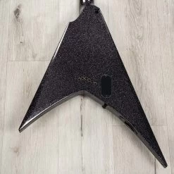 ESP LTD KH-V Kirk Hammett Signature Guitar, Ebony Fingerboard, Black Sparkle 19 ESP LTD KH-V Kirk Hammett Signature Guitar, Ebony Fingerboard, Black Sparkle -Musical Instrument Shop 20230320 dsc09095