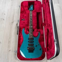 Ibanez RG8570Z J.Custom RG Guitar, Chrysocolla, Macassar Ebony Fretboard -Musical Instrument Shop 20230323 dsc00382