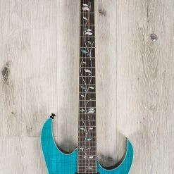 Ibanez RG8570Z J.Custom RG Guitar, Chrysocolla, Macassar Ebony Fretboard -Musical Instrument Shop 20230323 dsc00392