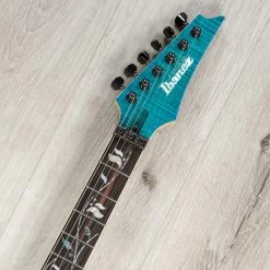 Ibanez RG8570Z J.Custom RG Guitar, Chrysocolla, Macassar Ebony Fretboard -Musical Instrument Shop 20230323 dsc00396