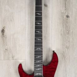 Schecter Reaper Elite 6 Left-Handed Guitar, Ebony Fretboard, Blood Burst -Musical Instrument Shop 20230323 dsc00586 1