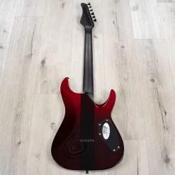 Schecter Reaper Elite 6 Left-Handed Guitar, Ebony Fretboard, Blood Burst -Musical Instrument Shop 20230323 dsc00601 1