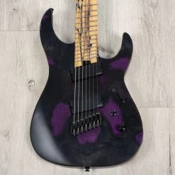 Legator Ninja N7FX 7-String Multi-Scale Guitar, Palemoon Ebony Fretboard, Tarantula