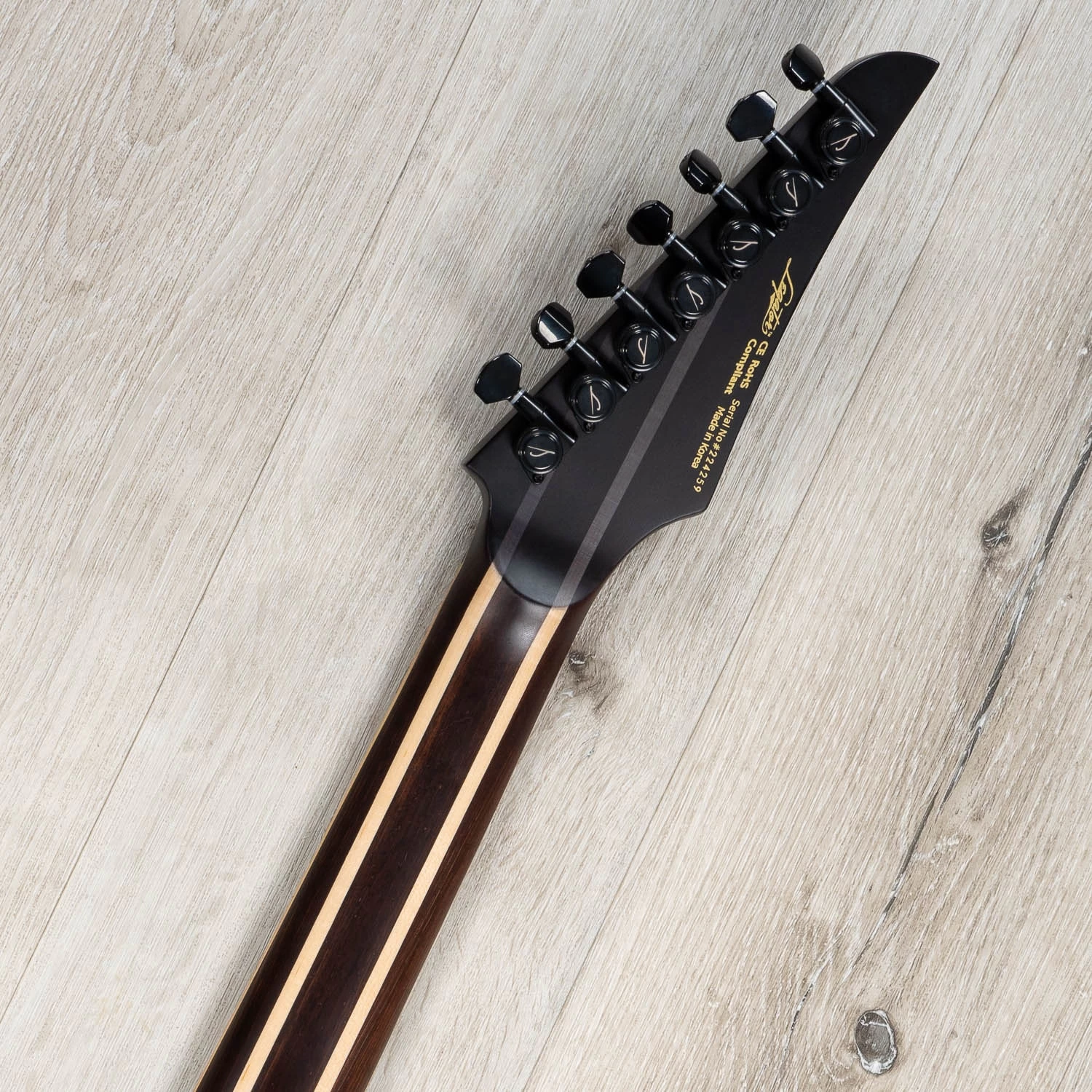 Legator Ninja N7FX 7-String Multi-Scale Guitar, Palemoon Ebony Fretboard, Tarantula 11 Legator Ninja N7FX 7-String Multi-Scale Guitar, Palemoon Ebony Fretboard, Tarantula - Image 9