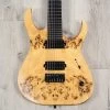 Mayones Duvell Elite 7 7-String Guitar, Ebony Fingerboard, Trans Natural Satine -Musical Instrument Shop 20230327 dsc01387