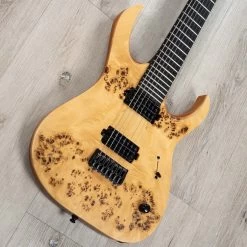 Mayones Duvell Elite 7 7-String Guitar, Ebony Fingerboard, Trans Natural Satine -Musical Instrument Shop 20230327 dsc01388