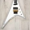 Jackson Concept Series Rhoads RR24 HS Guitar, Ebony Fretboard, White With Black Pinstripes -Musical Instrument Shop 20230328 dsc02197