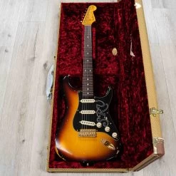 Fender Custom Shop Stevie Ray Vaughan Stratocaster Relic Guitar, Faded 3-Color Sunburst -Musical Instrument Shop 20230329 20230329 dsc02754 1