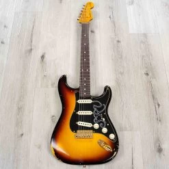 Fender Custom Shop Stevie Ray Vaughan Stratocaster Relic Guitar, Faded 3-Color Sunburst -Musical Instrument Shop 20230329 dsc02760 1