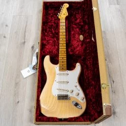 Fender Custom Shop '58 Stratocaster Relic Guitar, Maple Neck, Natural Blonde -Musical Instrument Shop 20230331 dsc03675 1
