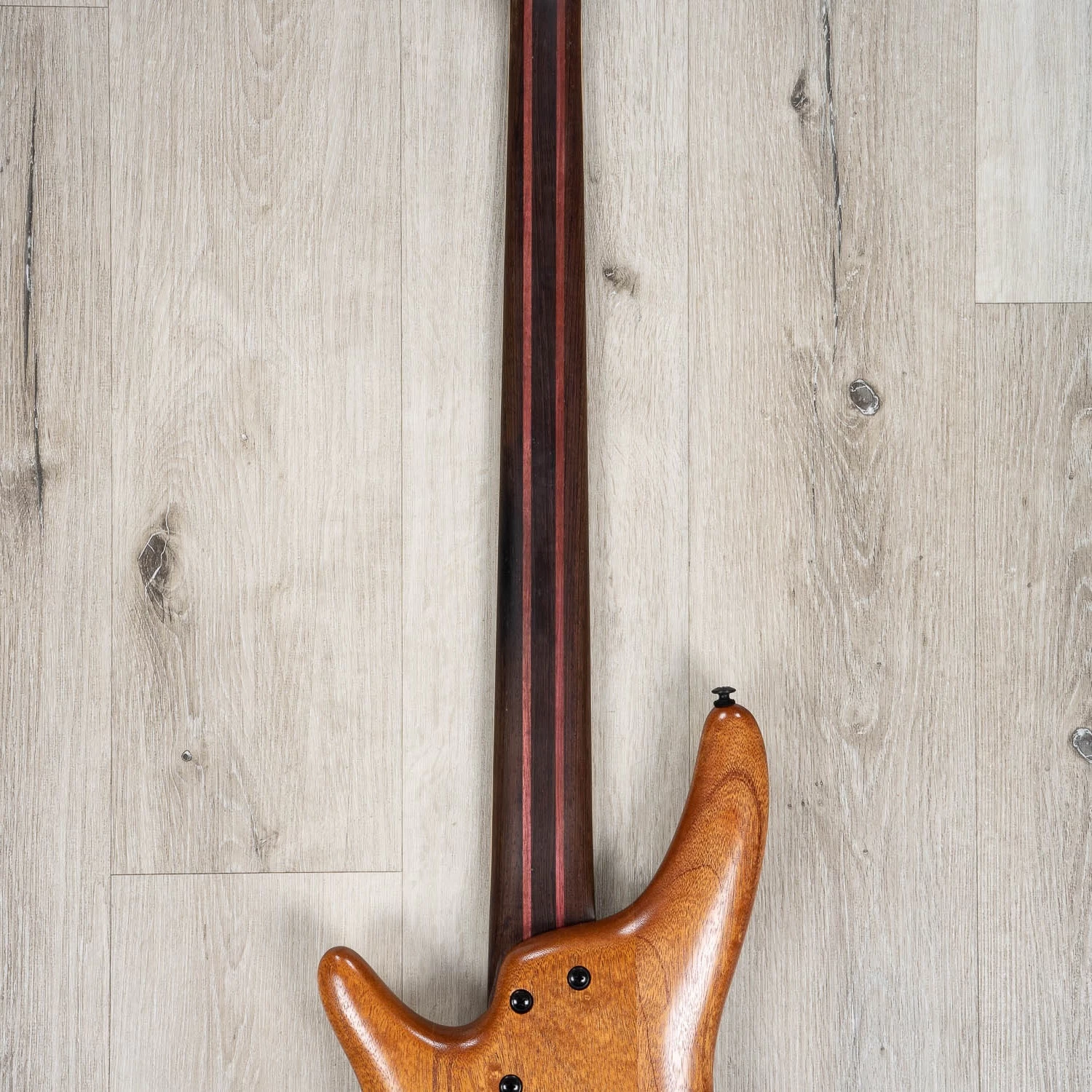 Ibanez SR5FMDX2 SR Premium 5-String Bass, Flame Maple Fretboard, Natural Low Gloss 7 Ibanez SR5FMDX2 SR Premium 5-String Bass, Flame Maple Fretboard, Natural Low Gloss - Image 5