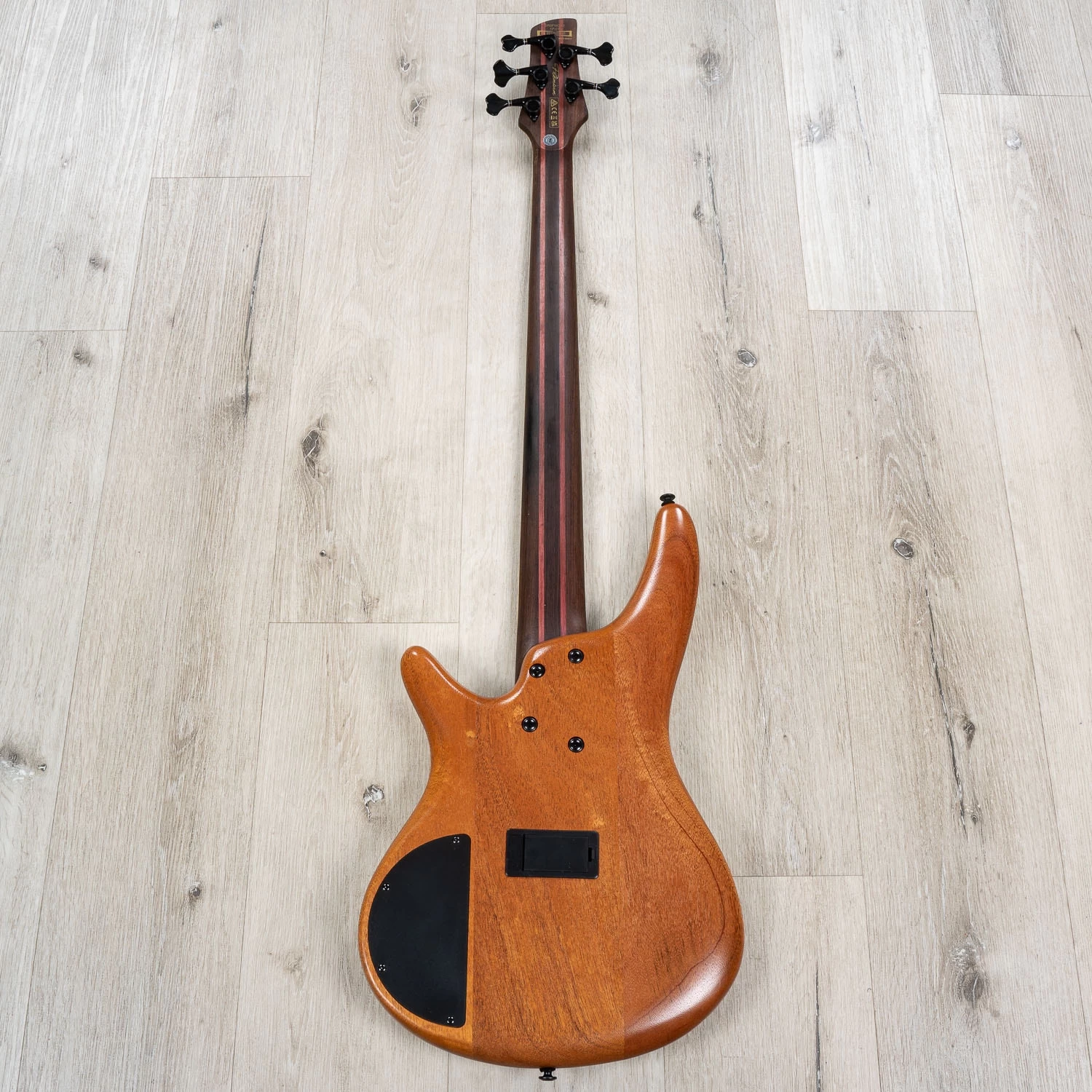Ibanez SR5FMDX2 SR Premium 5-String Bass, Flame Maple Fretboard, Natural Low Gloss 8 Ibanez SR5FMDX2 SR Premium 5-String Bass, Flame Maple Fretboard, Natural Low Gloss - Image 6