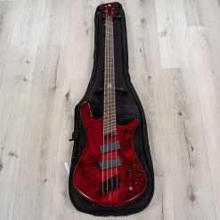 Spector NS Dimension 4 Multi-Scale Bass, Wenge Fretboard, Inferno Red -Musical Instrument Shop 20230405 dsc04936