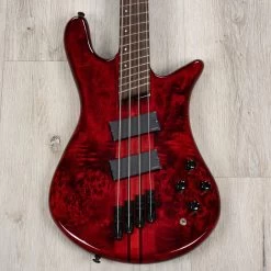 Spector NS Dimension 4 Multi-Scale Bass, Wenge Fretboard, Inferno Red