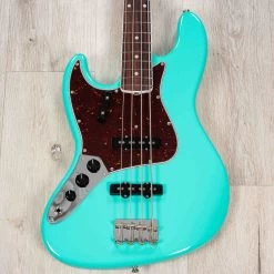 Fender American Vintage II 1966 Left-Hand Jazz Bass, Rosewood Fretboard, Sea Foam Green