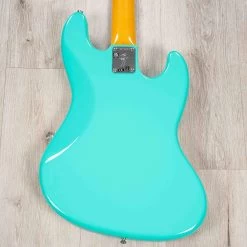 Fender American Vintage II 1966 Left-Hand Jazz Bass, Rosewood Fretboard, Sea Foam Green -Musical Instrument Shop 20230417 20230417 dsc07066