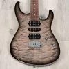 Suhr Modern Plus HSH Guitar, Pau Ferro Fingerboard, Trans Charcoal Burst
