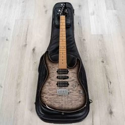 Suhr Modern Plus HSH Guitar, Roasted Maple Fingerboard, Trans Charcoal Burst -Musical Instrument Shop 20230419 20230419 dsc07336