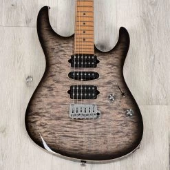 Suhr Modern Plus HSH Guitar, Roasted Maple Fingerboard, Trans Charcoal Burst