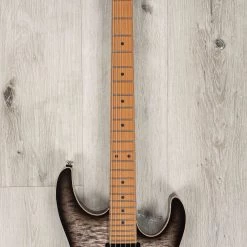 Suhr Modern Plus HSH Guitar, Roasted Maple Fingerboard, Trans Charcoal Burst -Musical Instrument Shop 20230419 20230419 dsc07346