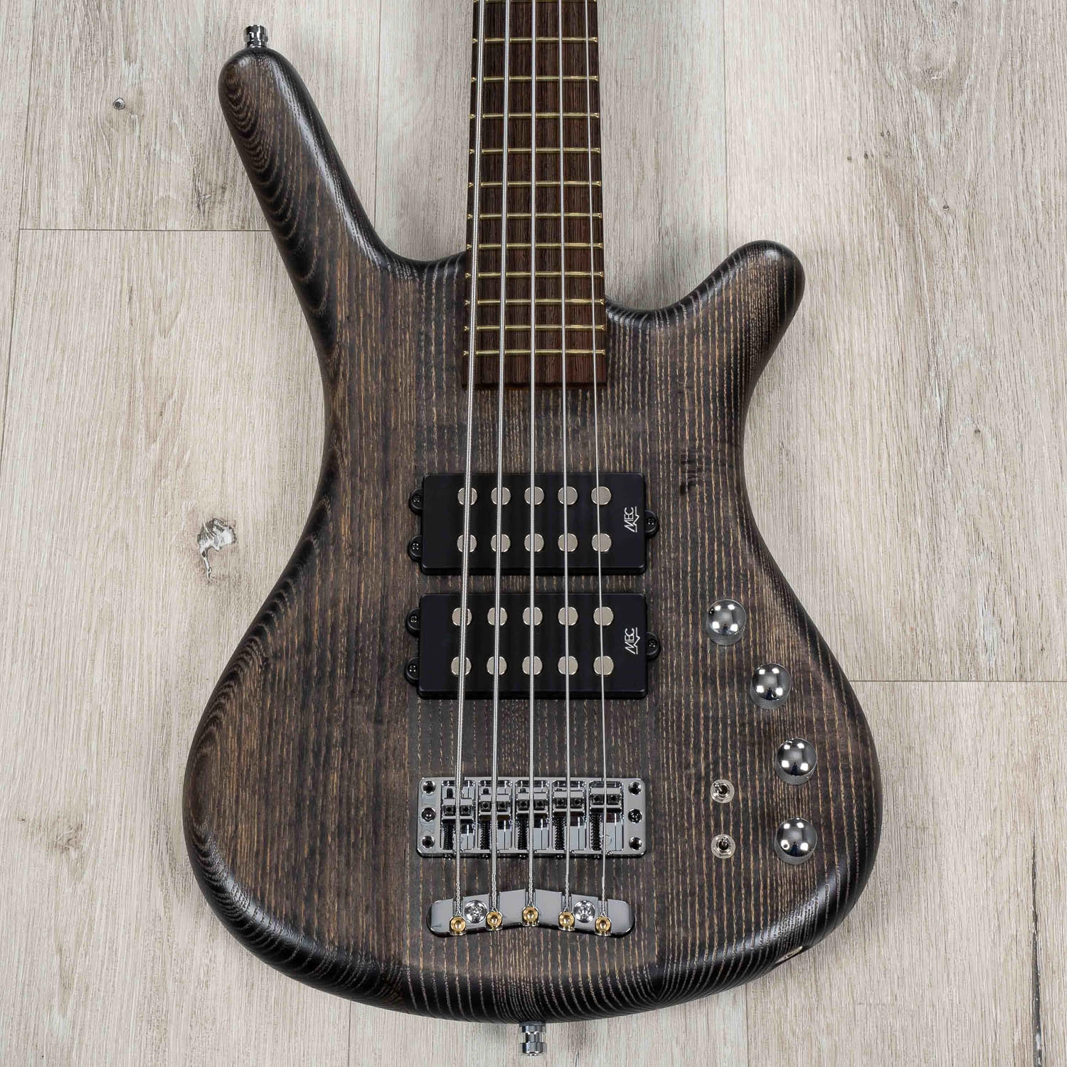 Warwick German Pro Series Corvette $$ 5-String Bass, Wenge, Nirvana Black 3 Warwick German Pro Series Corvette $$ 5-String Bass, Wenge, Nirvana Black