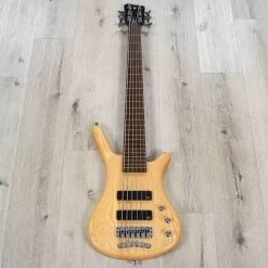 Warwick Teambuilt Pro Series Corvette 6-String Bass, Natural Transparent Satin -Musical Instrument Shop 20230421 20230421 dsc07747