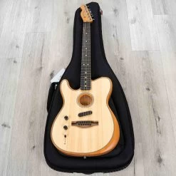 Fender American Acoustasonic Telecaster Guitar, Left-Handed, Natural, Ebony Fingerboard -Musical Instrument Shop 20230427 20230427 dsc08771