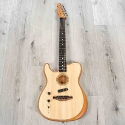 Fender American Acoustasonic Telecaster Guitar, Left-Handed, Natural, Ebony Fingerboard -Musical Instrument Shop 20230427 20230427 dsc08772