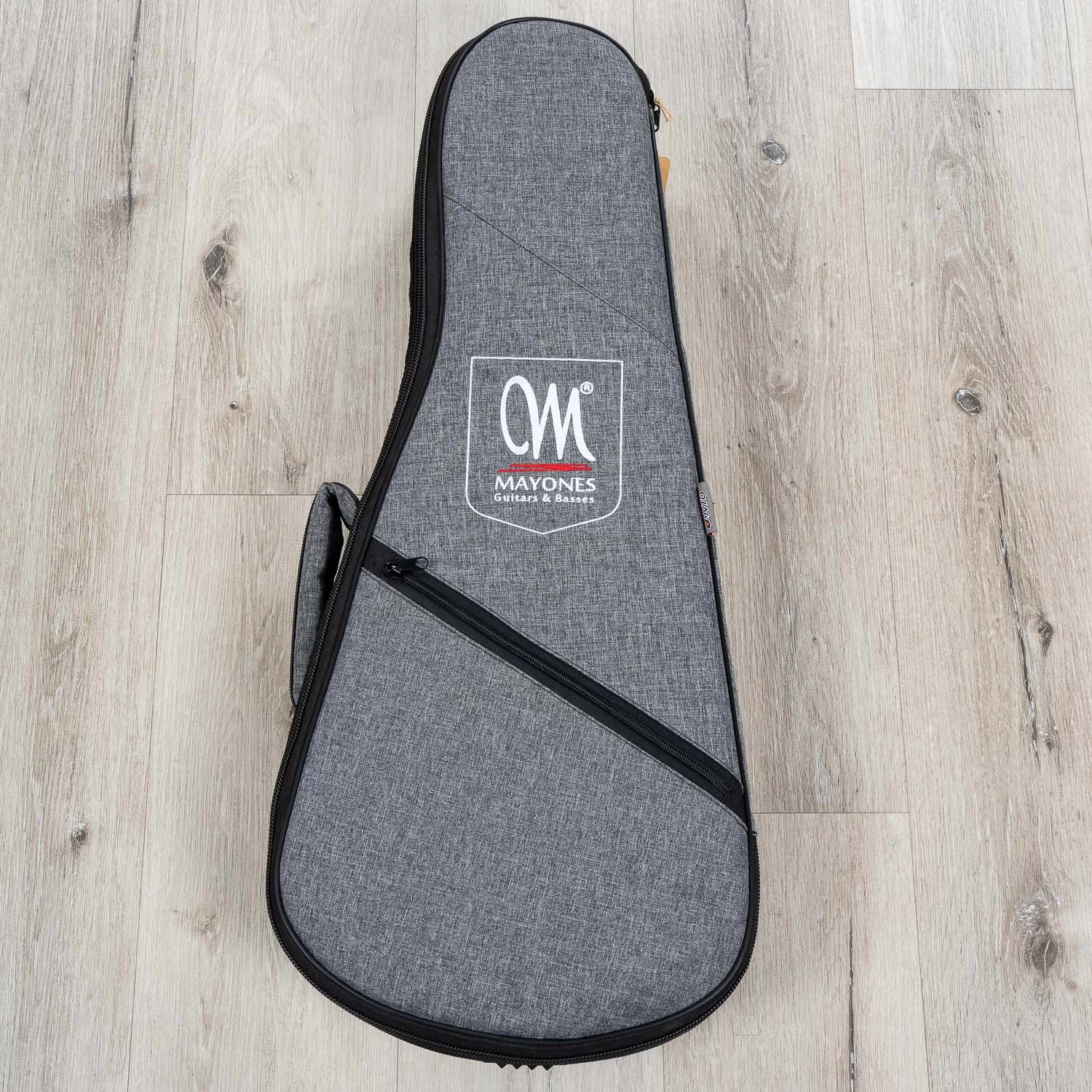 Mayones Cali 4 Short Scale Bass, 3A Birdseye Maple Fretboard, Walnut Top, Trans Natural Matt 13 Mayones Cali 4 Short Scale Bass, 3A Birdseye Maple Fretboard, Walnut Top, Trans Natural Matt - Image 11