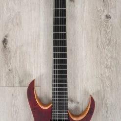 Mayones Duvell Elite 7 7-String Guitar, Ebony Fingerboard, Trans Dirty-Red Satine -Musical Instrument Shop 20230503 dsc00213