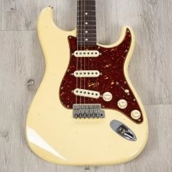 Fender Custom Shop Postmodern Stratocaster Journeyman Relic Guitar With Closet Classic Hardware, Rosewood Fingerboard, Aged Vintage White