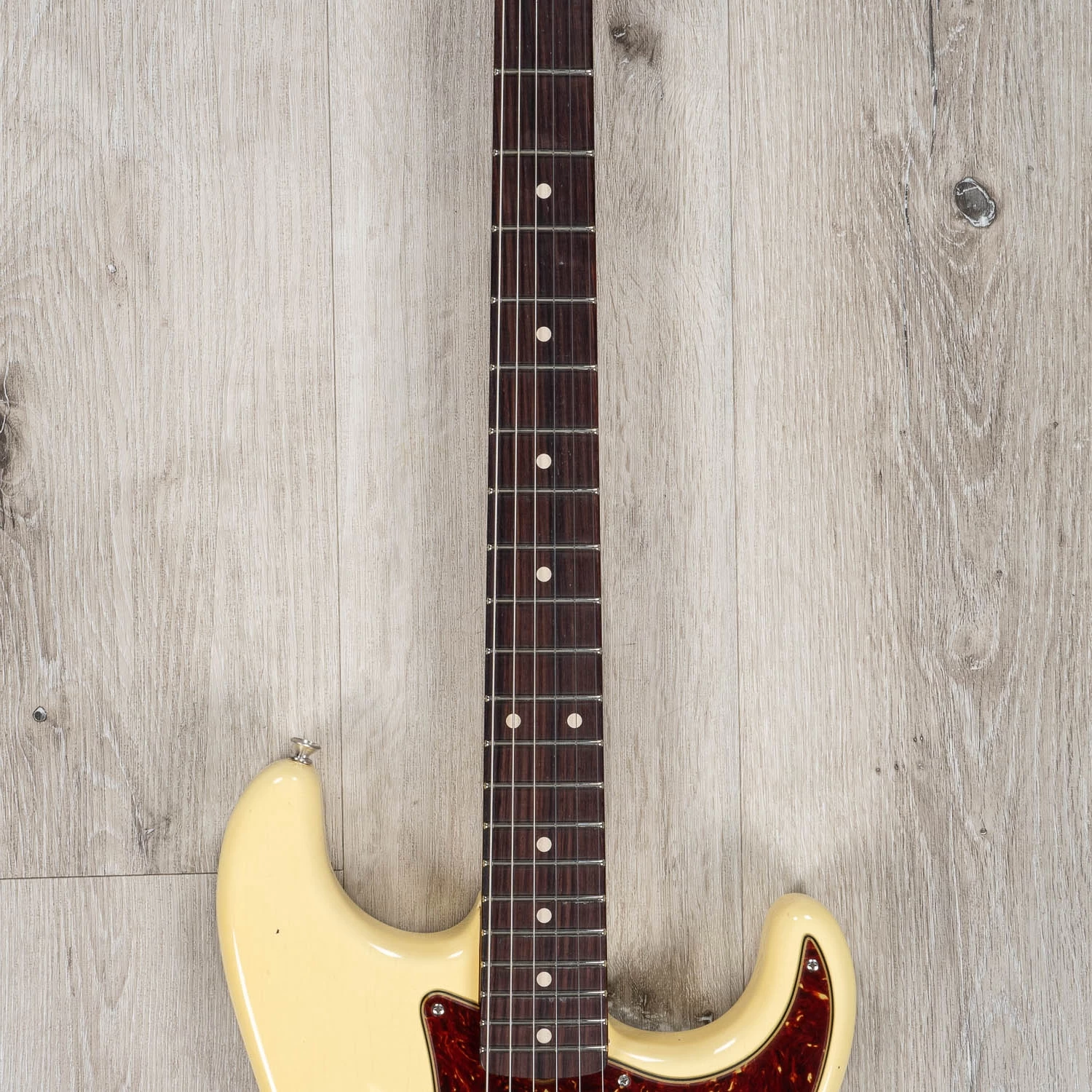 Fender Custom Shop Postmodern Stratocaster Journeyman Relic Guitar With Closet Classic Hardware, Rosewood Fingerboard, Aged Vintage White 7 Fender Custom Shop Postmodern Stratocaster Journeyman Relic Guitar With Closet Classic Hardware, Rosewood Fingerboard, Aged Vintage White - Image 5