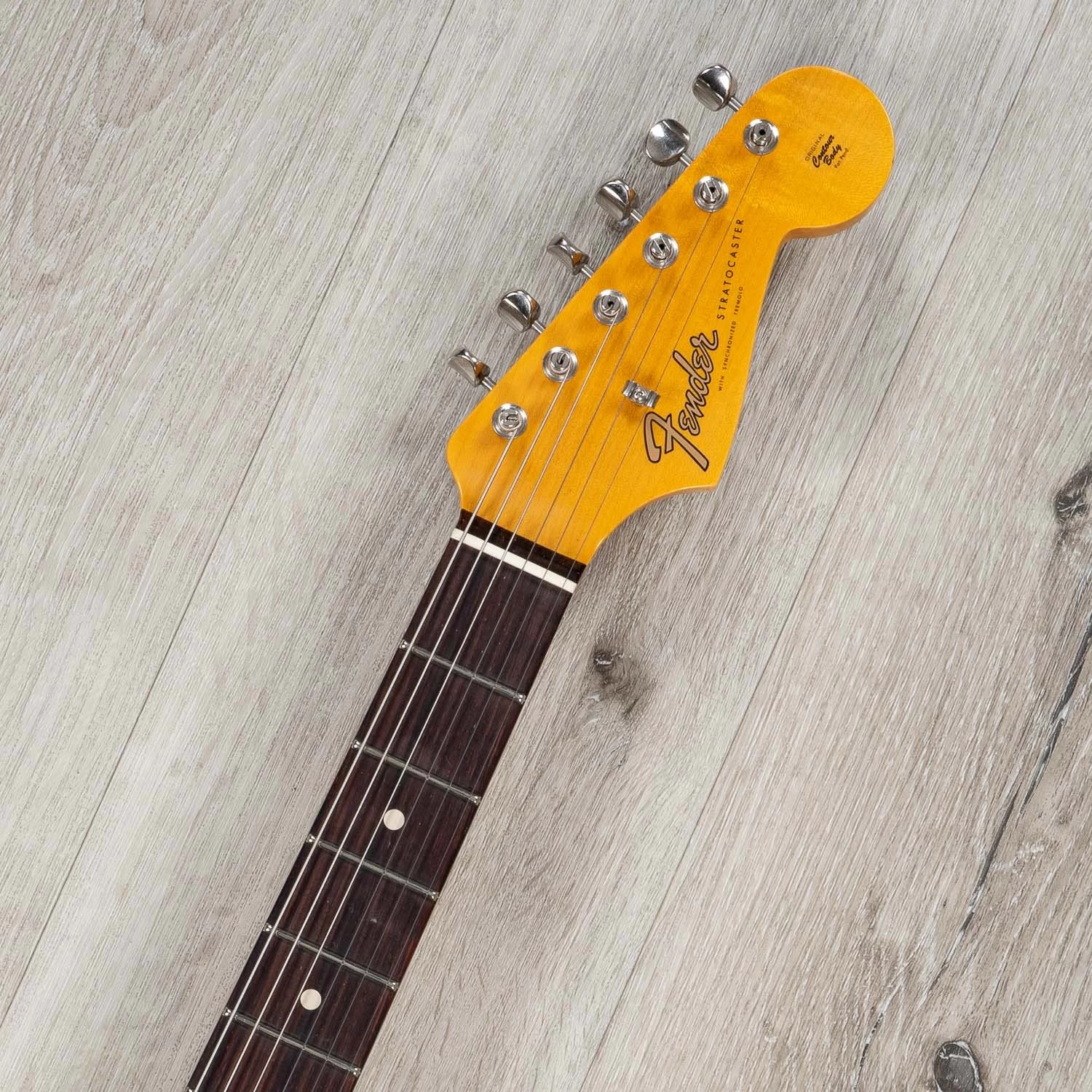 Fender Custom Shop Postmodern Stratocaster Journeyman Relic Guitar With Closet Classic Hardware, Rosewood Fingerboard, Aged Vintage White 11 Fender Custom Shop Postmodern Stratocaster Journeyman Relic Guitar With Closet Classic Hardware, Rosewood Fingerboard, Aged Vintage White - Image 9