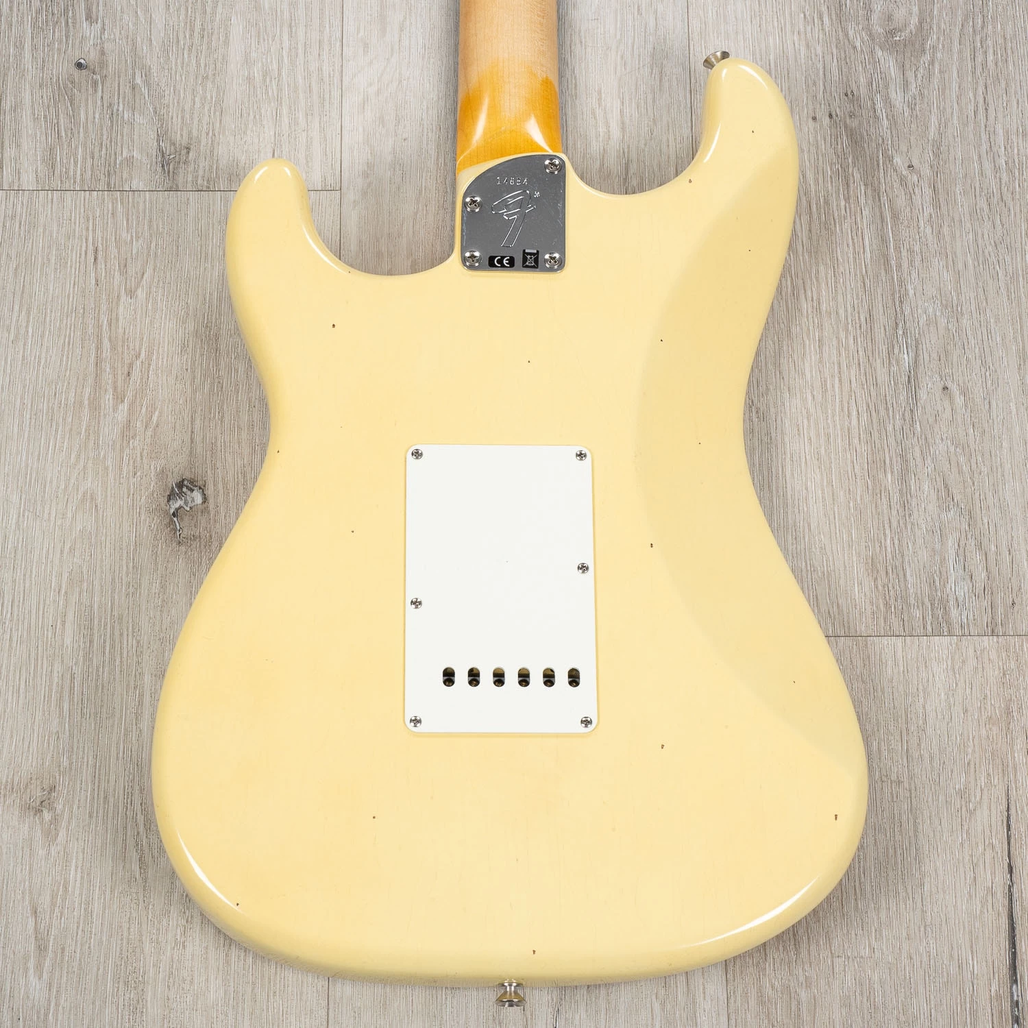 Fender Custom Shop Postmodern Stratocaster Journeyman Relic Guitar With Closet Classic Hardware, Rosewood Fingerboard, Aged Vintage White 10 Fender Custom Shop Postmodern Stratocaster Journeyman Relic Guitar With Closet Classic Hardware, Rosewood Fingerboard, Aged Vintage White - Image 8