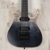Mayones Duvell Elite 4Ever 7 7-String Guitar, EverTune Bridge, Transparent Jeans Black Horizon Matt -Musical Instrument Shop 20230508 dsc01940