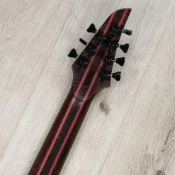 Mayones Duvell Elite 4Ever 7 7-String Guitar, EverTune Bridge, Transparent Jeans Black Horizon Matt -Musical Instrument Shop 20230508 dsc01949