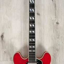 Eastman Guitars T486 Electric Guitar, Red, Ebony Fingerboard -Musical Instrument Shop 20230510 20230510 dsc02314