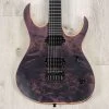 Mayones Duvell Elite 6 Guitar, Ebony Fretboard, Trans Dirty Purple Satine -Musical Instrument Shop 20230512 20230512 dsc02745