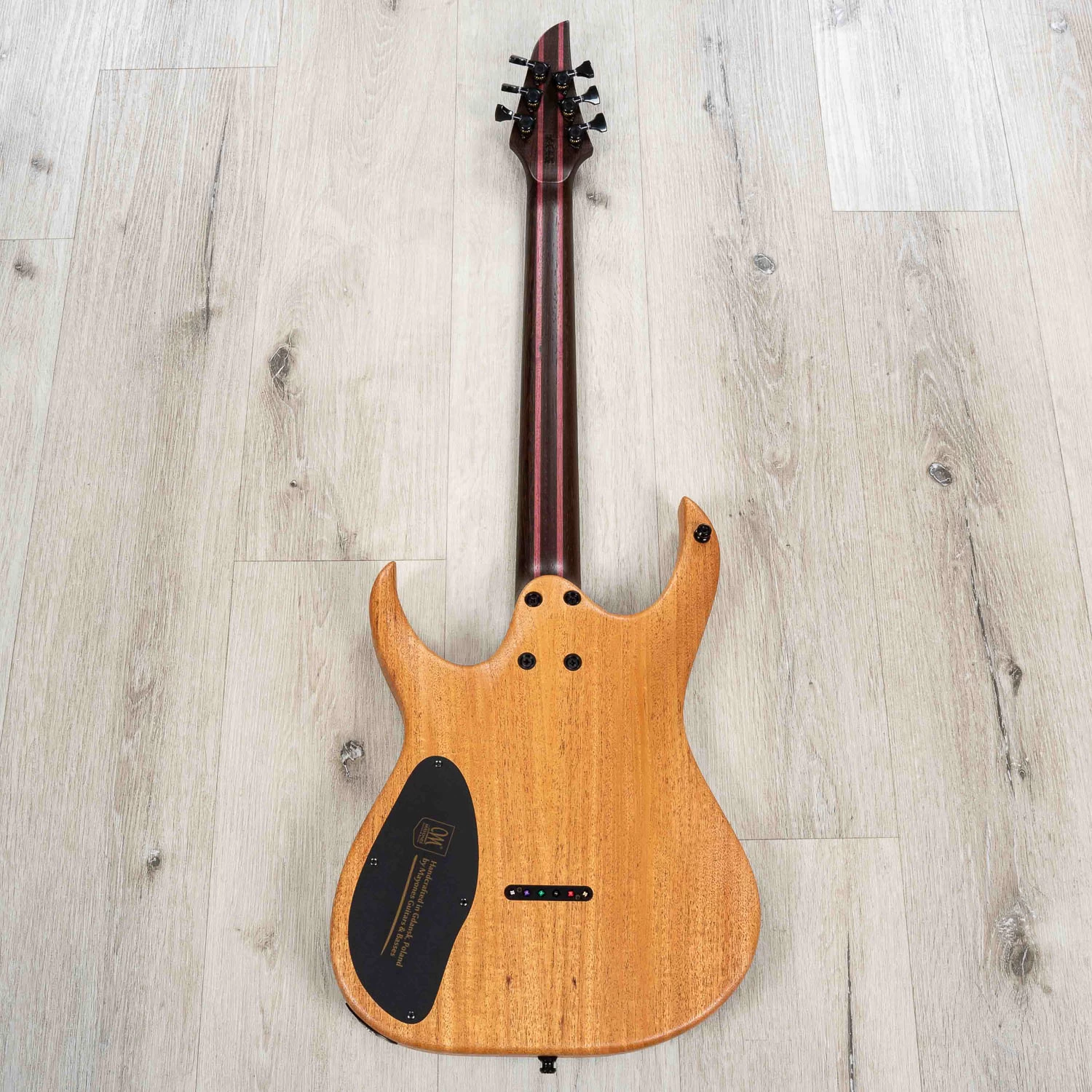 Mayones Duvell Elite 6 Guitar, Ebony Fretboard, Trans Dirty Purple Satine 8 Mayones Duvell Elite 6 Guitar, Ebony Fretboard, Trans Dirty Purple Satine - Image 6